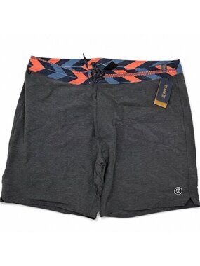 Roark Passage Hemp Boardshorts Mens Size 40 Gray NWT Surf Swim Beach 18in Travel